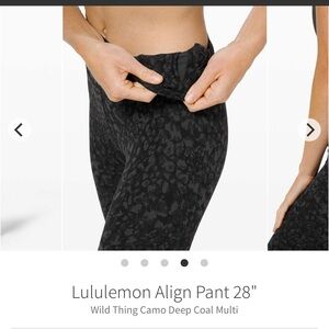 Lululemon Athletica Align Pant 28"